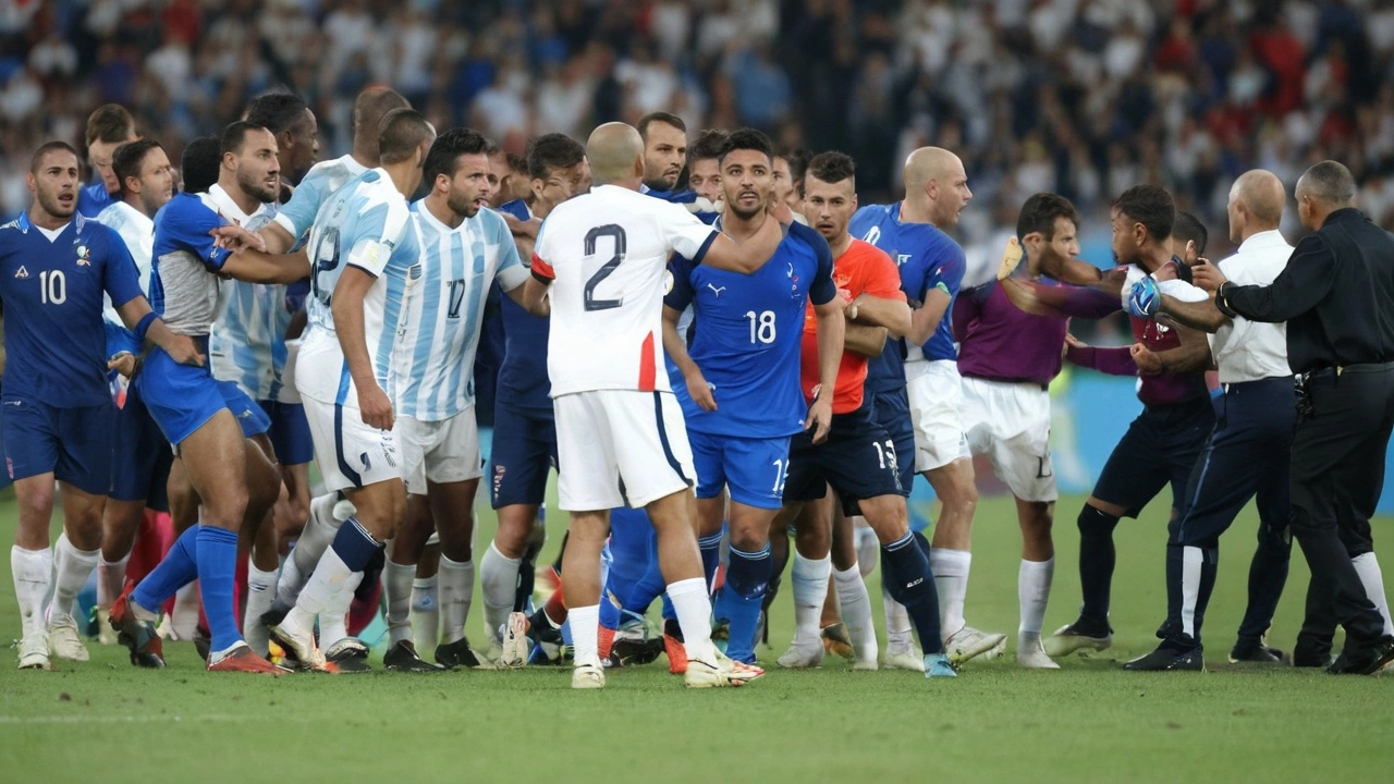 Vitória da França sobre a Argentina no Futebol Masculino das Olimpíadas de Paris com Gol de Jean-Philippe Mateta