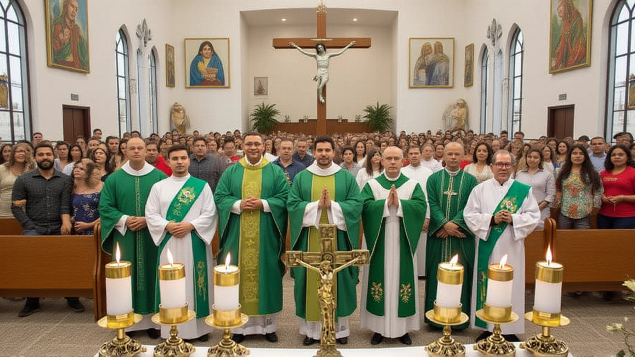 Missa das Primícias reúne fiéis na Paróquia Santa Teresinha em GV