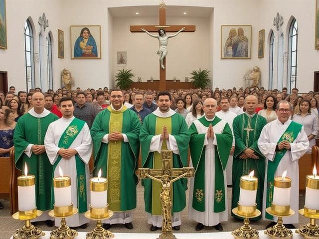 Missa das Primícias reúne fiéis na Paróquia Santa Teresinha em GV